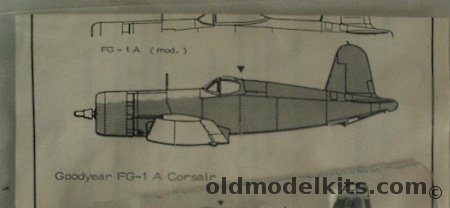 Airmodel 1/72 FG-1A (Mod) / Goodyear FG-1 Corsair  / P-40N, 107 plastic model kit